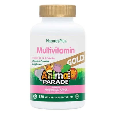 Вітамінний комплекс для дітей Nature's Plus Animal Parade Gold, кавун, 120 таблеток