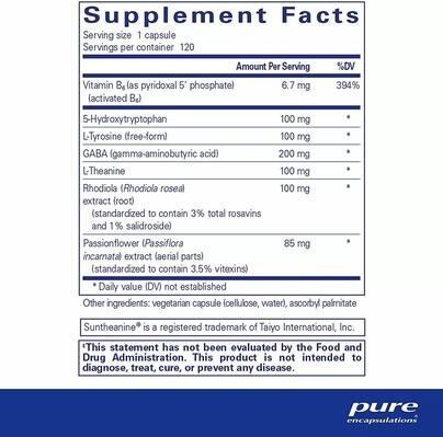 Емоційне здоров'я Pure Encapsulations Emotional Wellness, 60 капсул