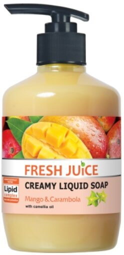 Крем-мило рідке Fresh Juice Mango & Carambola, 460 мл