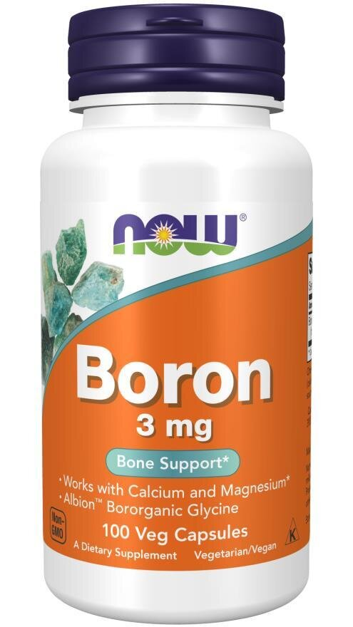 Бор NOW BORON 3 мг касули №100