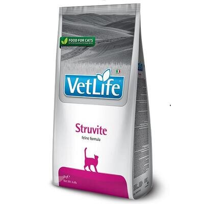 Корм сухий Farmina Vet Life Struvite для котів для розчинення струвітних уролітів, 2 кг