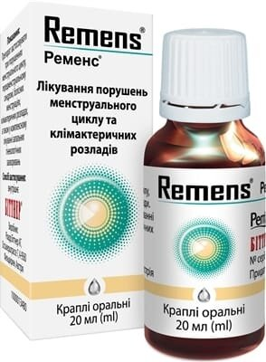 Ременс краплі ор. по 20 мл у флак.-крап.