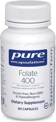 Фолат Pure Encapsulations 400 мкг, 90 капсул