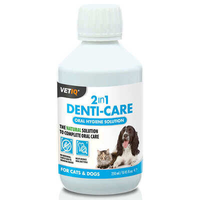 Розчин VetIQ Denti-Care для очищення зубів у котів та собак, 250 мл