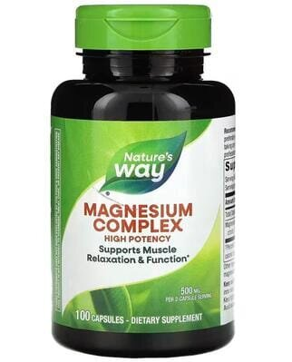 Магнієвий комплекс Nature's Way Magnesium Complex, 100 капсул
