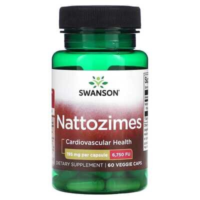 Наттокіназа Swanson Nattozimes капсули №60