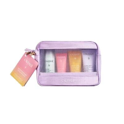 Набір Caudalie Vinosource Hydra Summer Set (Мус для очищення обличчя 50мл, Крем-сорбет 15мл, Гель для душу 30мл, Крем для тіла 30мл)