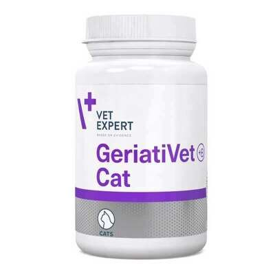 Вітамінно-мінеральна добавка VetExpert GeriatiVet Cat для старіючих котів, 60 таблеток