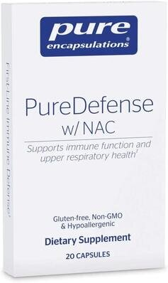 Комплекс для імунітету Pure Encapsulations PureDefense with NAC, 20 капсул