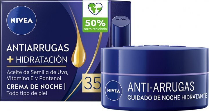 Крем для обличчя Nivea Проти зморшок + зволоження 35+ нічний, 50 мл