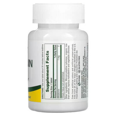 Мелатонін швидкодіючий Nature's Plus Fast Acting Melatonin 1 мг таблетки №90