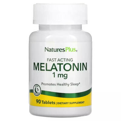 Мелатонін швидкодіючий Nature's Plus Fast Acting Melatonin 1 мг таблетки №90
