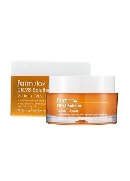 Крем для обличчя FarmStay DR.V8 Solution Vitamin антиоксидантний, 50 мл
