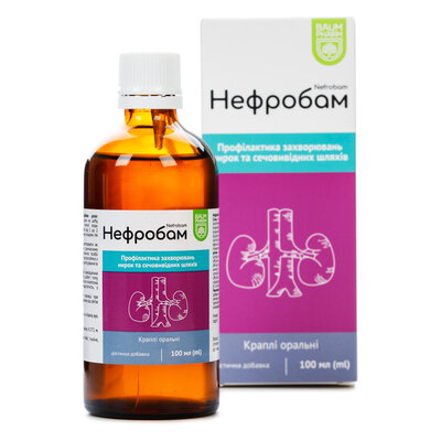 Нефробам Baum Pharm краплі ор. по 100 мл у флак.