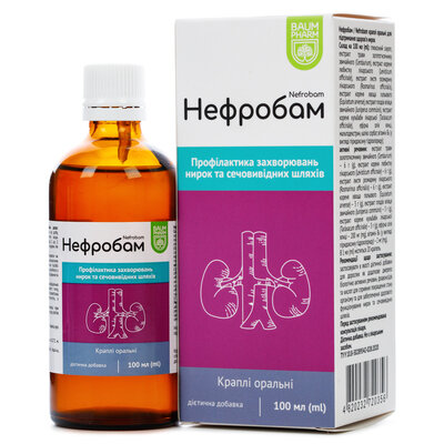 Нефробам Baum Pharm краплі ор. по 100 мл у флак.