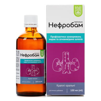 Нефробам Baum Pharm краплі ор. по 100 мл у флак.