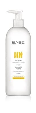 Мило Babe Laboratorios на основі олій (формула без води та лугів) для сухої та атопічної шкіри, 500 мл