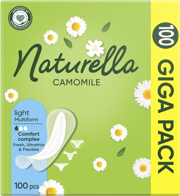 Прокладки щоденні Naturella Camomile Light Multiform, 100 шт
