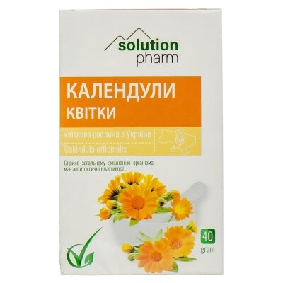 Календули квітки Solution Pharm по 40 г у пач.