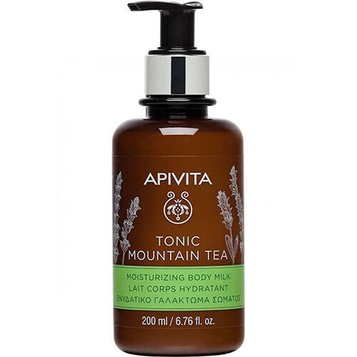 Молочко для тіла Apivita Tonic Mountain Tea Зволожуюче, 200 мл