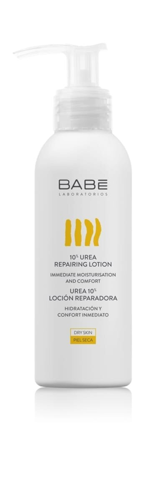 Лосьйон для тіла Babe Laboratorios Body з 10% сечовини відновлюючий для сухої та атопічної шкіри, тревел формат, 100 мл