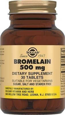 Бромелайн Solgar Bromelain 500 мг таблетки №30