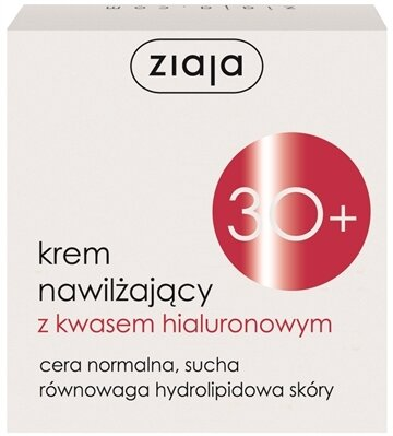 Крем для обличчя Ziaja 30+ SPF6 зволожуючий з гіалуроновою кислотою, 50 мл