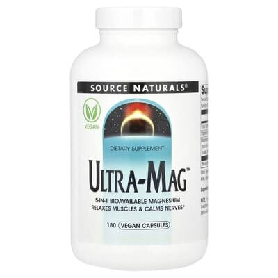 Ультра-Маг Source Naturals Ultra-Mag, 180 вегетаріанських капсул