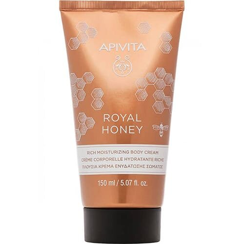 Крем для тіла Apivita Royal Honey збагачений зволожуючий, 150 мл