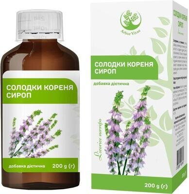 Солодки кореня Arbor Vitae сироп по 200 г у флак.