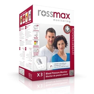 Тонометр Rossmax X3 автоматичний з мережевим адаптером