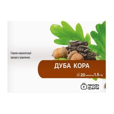 Фіточай Профі Фарм Дуба кора у фільтр-пакетах по 1,5 г №20