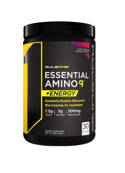 Амінокислота R1 (Rule One) Essential Amino 9 + Energy виноград, 345 г