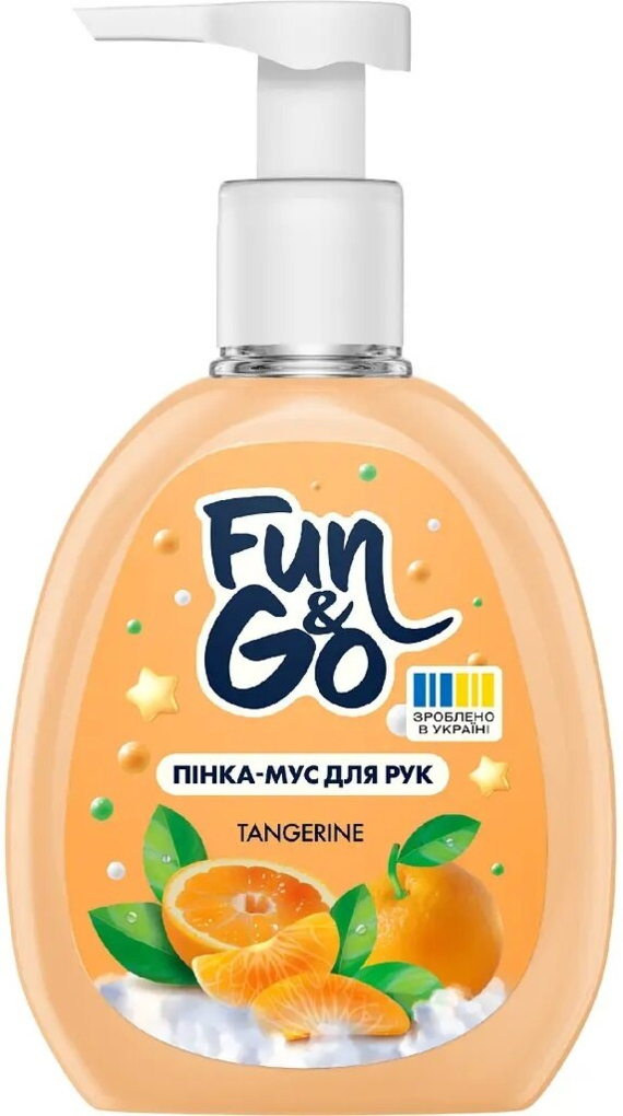Пінка-мус для рук Fun&Go Tangerine, 300 мл