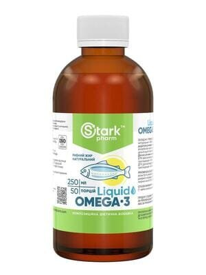 Омега 3 риб'ячий жир Stark Pharm Omega-3 Liquid рідина, 250 мл