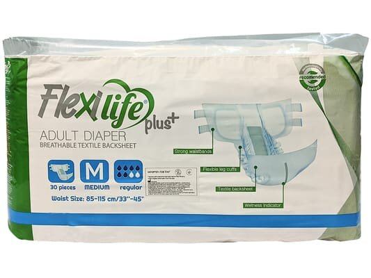 Підгузки для дорослих Flexi life plus розмір M, 30 штук