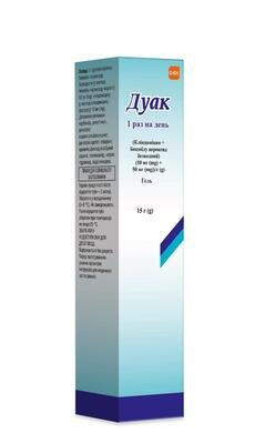 Дуак гель по 15 г у тубах