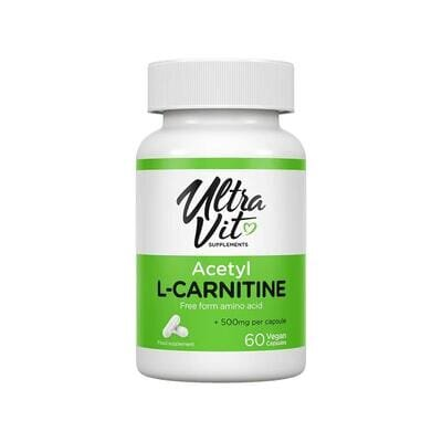 Ацетил L-Карнітин VPLab UltraVit Acetyl-L-Carnitine, 60 веганських капсул