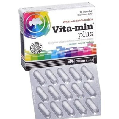 Вітамінно-мінеральний комплекс Олімп Vita-Min plus, 30 капсул