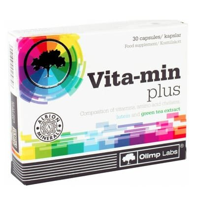 Вітамінно-мінеральний комплекс Олімп Vita-Min plus, 30 капсул