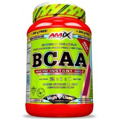 Амінокислоти Amix Nutrition BCAA Micro Instant Juice лісові фрукти 800 г + 200 г