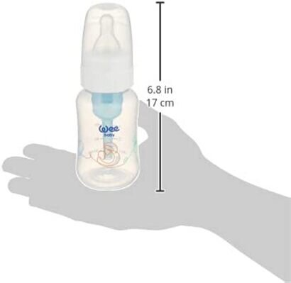Пляшечка для годування Wee Baby Anticolic PP антиколікова, силіконова соска №1, 150 мл