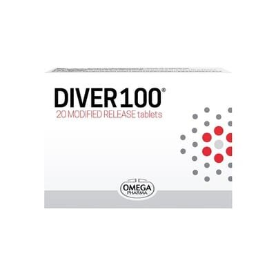 Дівер 100 (DIVER 100) таблетки з модиф. вивіл. №20