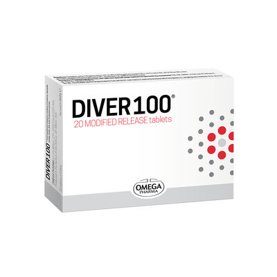 Дівер 100 (DIVER 100) таблетки з модиф. вивіл. №20