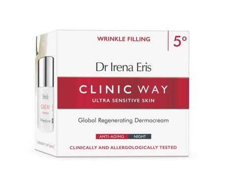 Крем для обличчя Dr. Irena Eris Clinic Way Глобальний регенеруючий нічний - 5°, 50 мл