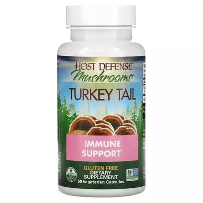 Гриб Трутовик різнокольоровий Fungi Perfecti Turkey Tail, 60 вегетаріанських капсул
