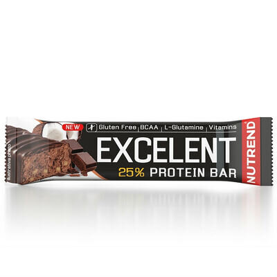 Батончик протеїновий Nutrend Excelent Protein bar Шоколад-кокос, 85 г