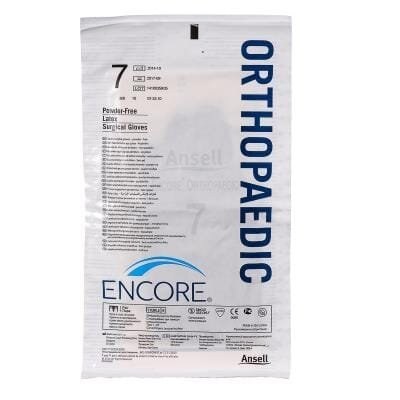 Рукавички хірургічні Encore Ortho стерильні латексні непудровані, розмір 7, пара