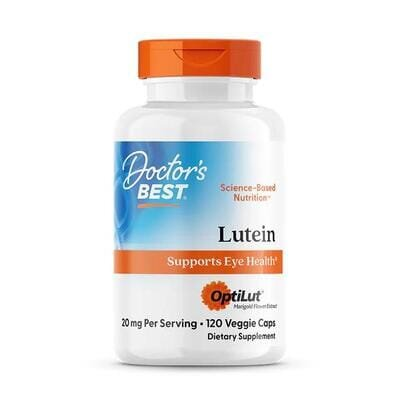 Лютеїн з OptiLut Doctor's Best Lutein from OptiLut, 120 гелевих капсул