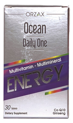 Вітамінно-мінеральний комплекс Orzax Ocean Daily One Energy, 30 таблеток